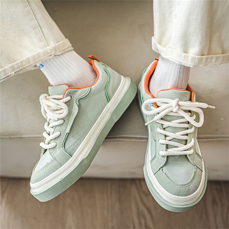 Low-top canvas shoes boys Korean version of the hundred with flat bottom vulcanized tide shoes male skateboarding shoes